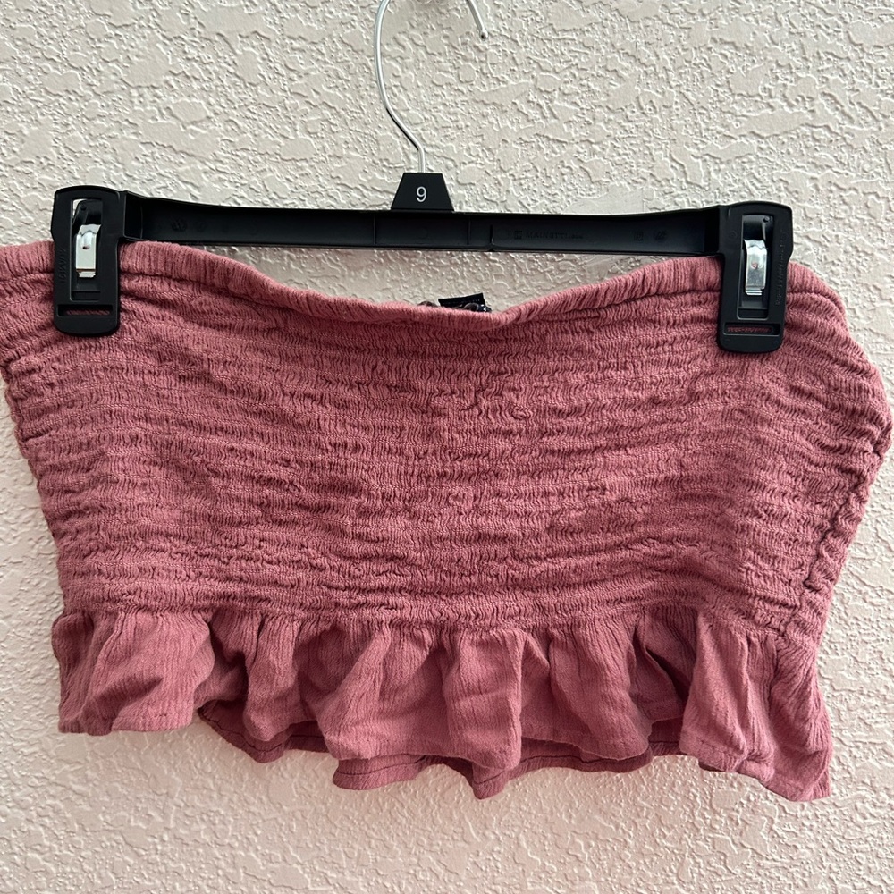 American eagle ruched tube top